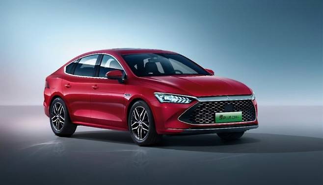 비야디(BYD) Qin PLUS DM-i 모델.(사진=중국 텅신왕)