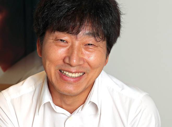 이은 명필름 공동대표는 “영화 <태일이>는 사실 30년 전에 만들려고 했어요. 왠지 꼭 하고 넘어가야 될 것 같았어요. 영화 하는 사람으로서 말이죠”라고 말했다. 파주/이정용 선임기자 lee312@hani.co.kr