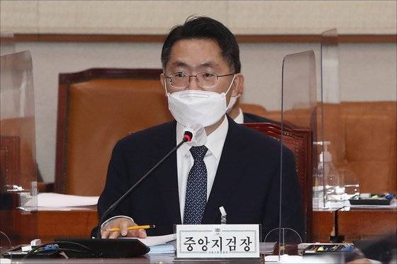 14일 이정수 서울중앙지검장. 연합뉴스