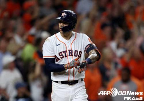 코레아는 결승 홈런을 때린 뒤 마이타임 세리머니를 보여줬다. 사진(美 휴스턴)=ⓒAFPBBNews = News1