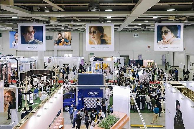 2019년 대구 엑스코에서&nbsp;열린 대구국제안경전 행사&nbsp;모습. 대구시