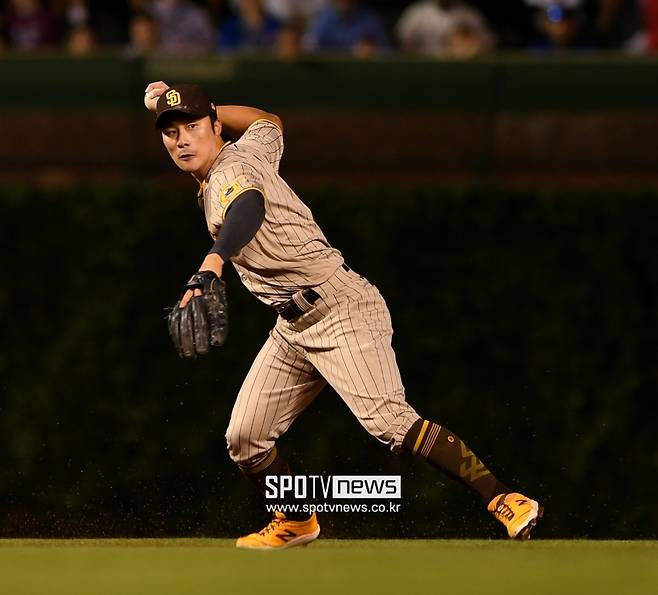 ▲ 샌디에이고의 유틸리티 플레이어로 데뷔 시즌을 마친 김하성 ⓒ조미예 특파원