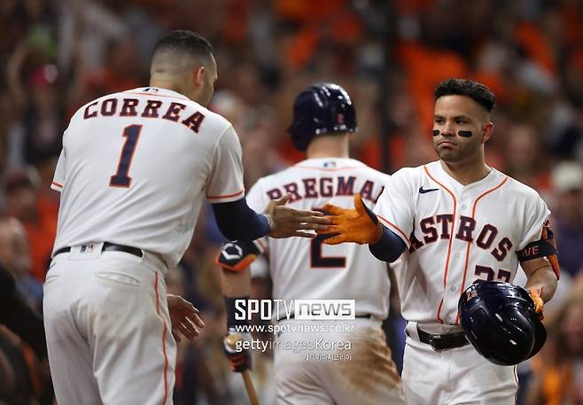 ▲ 카를로스 코레아(왼쪽)-호세 알투베