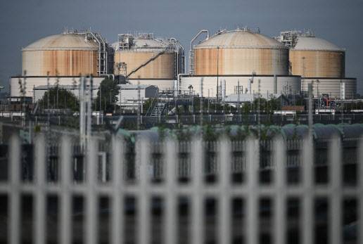 액화천연가스(LNG) 저장 탱크(사진=AFP)