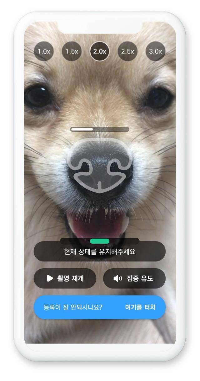 반려동물 생체인식 자료 화면. 울산과학기술원(UNIST) 제공