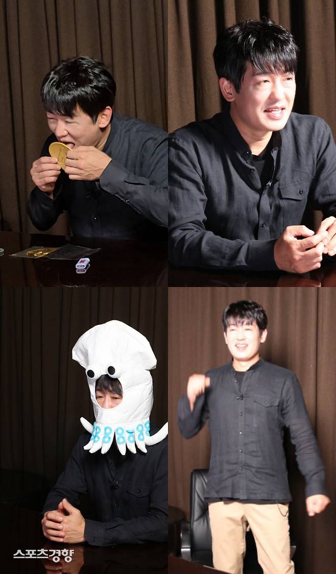 배우 허성태의 ‘달고나 챌린지’ 장면. 사진 한아름컴퍼니