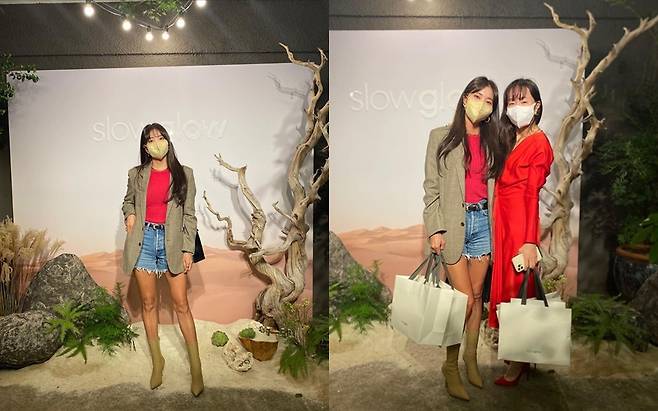 ▲ 배우 오윤아(왼쪽)와 엄지원. 출처| 오윤아 인스타그램