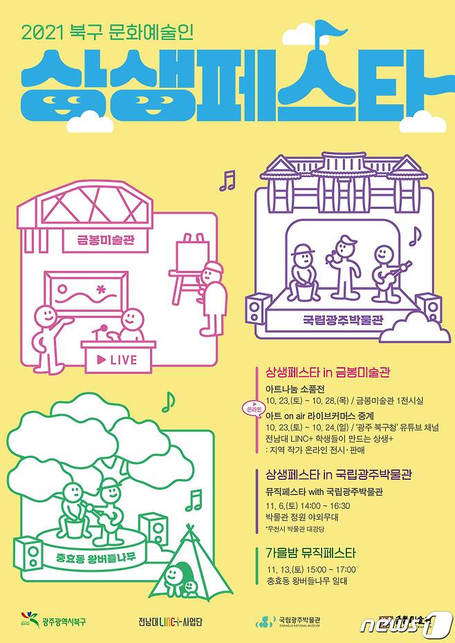 2021 상생페스타 포스터.(광주 북구 제공)2021.10.18/뉴스1 © 뉴스1