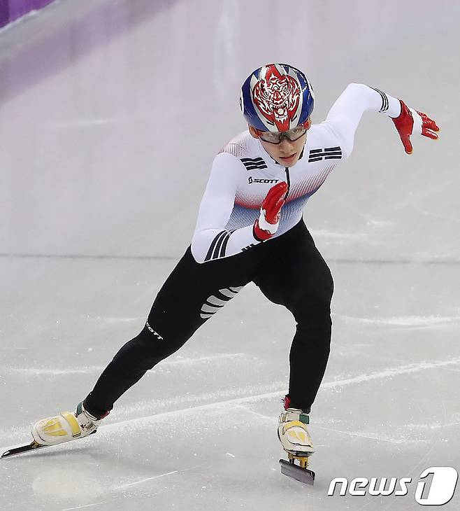 한국 국가대표 시절 임효준. 2018.2.13/뉴스1 © News1 임세영 기자