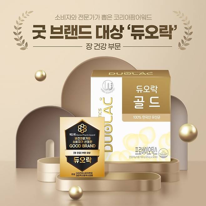 쎌바이오텍 '듀오락', '제2회 코리아 팜 어워드' 의 '장 건강 - 굿 브랜드 대상' *재판매 및 DB 금지