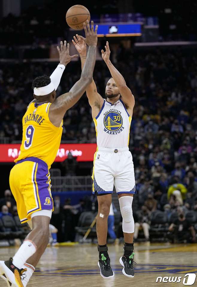 골든스테이트 워리어스 스테판 커리. © AFP=뉴스1