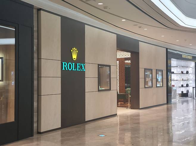 롯데면세점 잠실 월드타워점 롤렉스(ROLEX) 매장