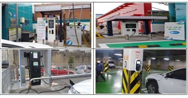 광주광역시 곳곳에 설치된 공용 전기차 충전시설. 광주시 제공