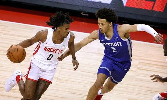 제일런 그린(왼쪽)과 케이드 커닝햄. 사진=게티이미지