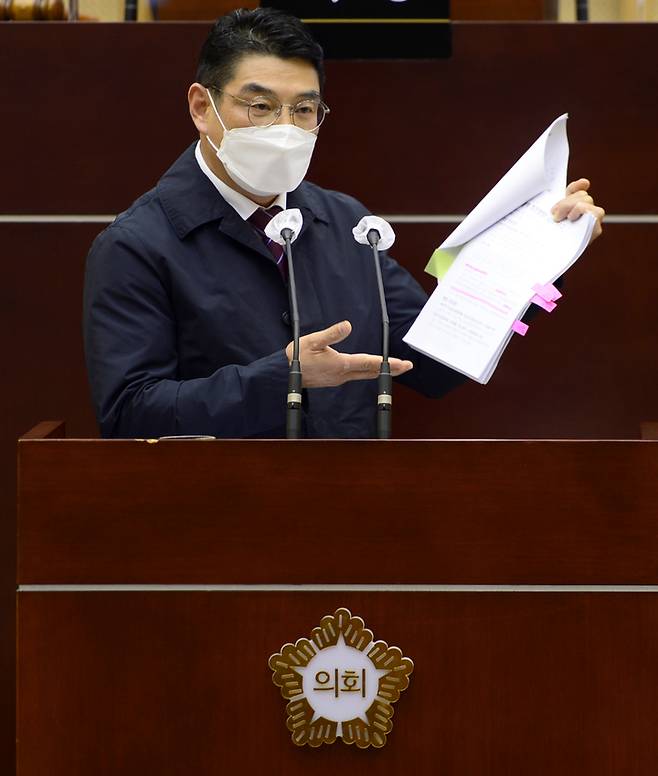 [광주=뉴시스] 광주 서구의회 김태진 의원. (사진=광주 서구 의회 제공) 2021.10.19. photo@newsis.com *재판매 및 DB 금지