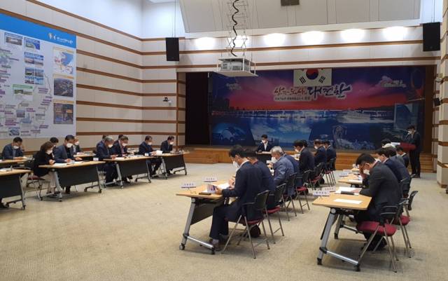 ▲포항시가 주소갖기운동 집중추진 주간보고회를 개최하고 있다.ⓒ포항시 제공