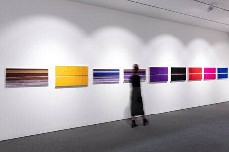 전병삼 작가 NFT 작품 전시 전경(사진=케이옥션)