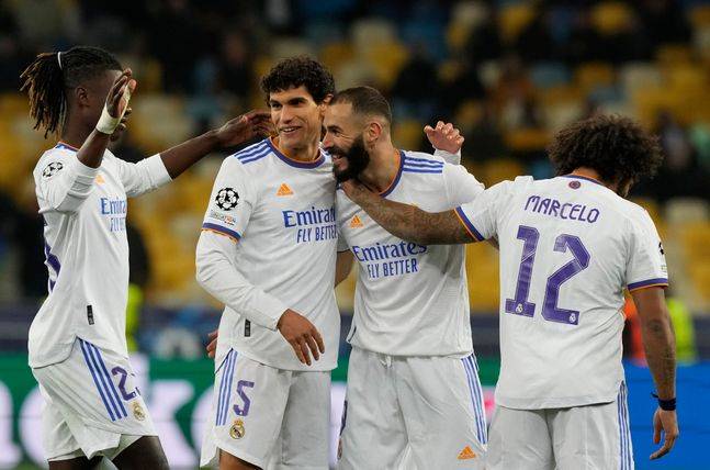 챔피언스리그 최다골 4위를 달리는 벤제마. ⓒ AP=뉴시스