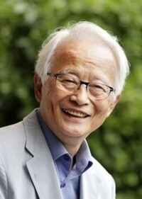 소설 ‘큰 새는 바람을 거슬러 난다>를 쓴 김민환 고려대 명예교수. <한겨레> 자료사진