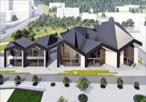 수성못에 내달 선보이는 삼송BNC 본사 및 토털베이커리 조감도.