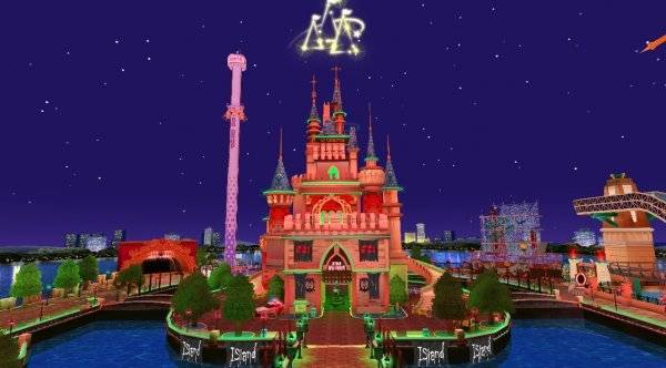 제페토의 롯데월드 맵 전경