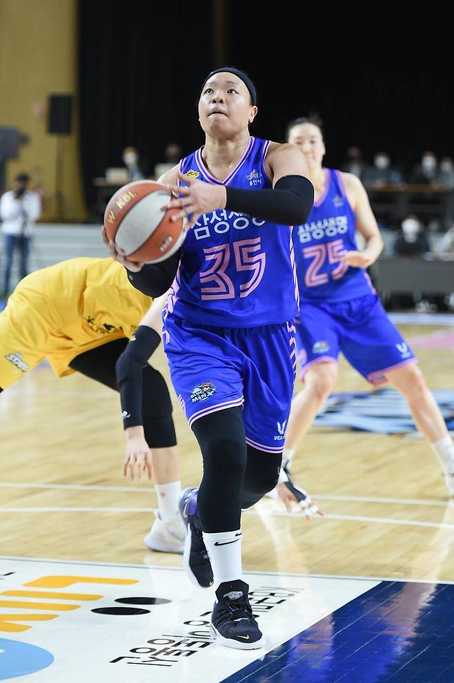 김한별 지난 시즌 경기 모습 [WKBL 제공. 재판매 및 DB 금지]
