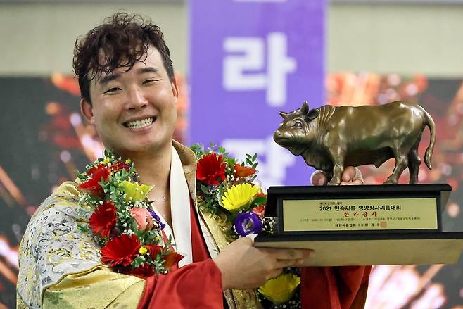 이승욱, 영양장사씨름대회 한라장사 등극 [대한씨름협회 제공. 재판매 및 DB 금지]