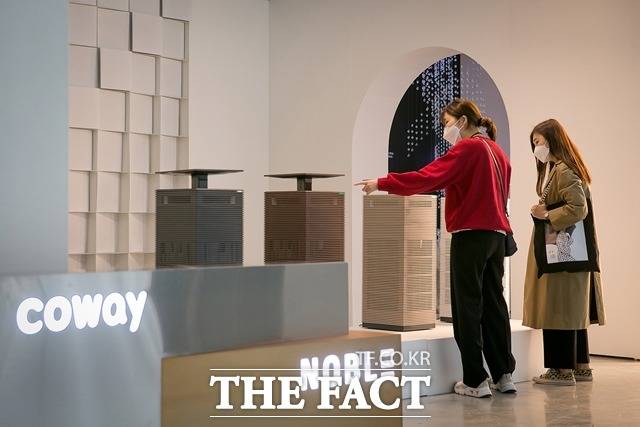 코웨이가 일본 '굿 디자인 어워드 2021'에서 디자인상을 수상했다. /코웨이 제공