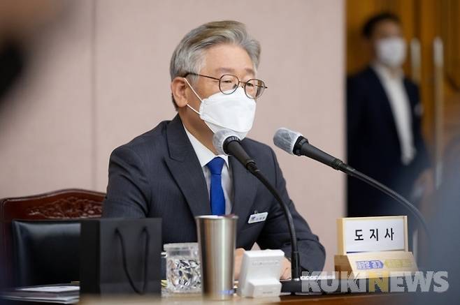 더불어민주당 대선 후보인 이재명 경기도지사.&nbsp; &nbsp;쿠키뉴스DB