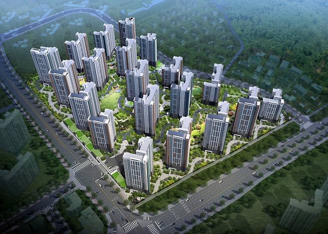 대우건설이 ‘운정신도시 푸르지오 파르세나’ 사이버 견본주택을 열고 분양에 나선다고 22일 밝혔다. 사진은 운정신도시 푸르지오 파르세나 조감도./사진=대우건설