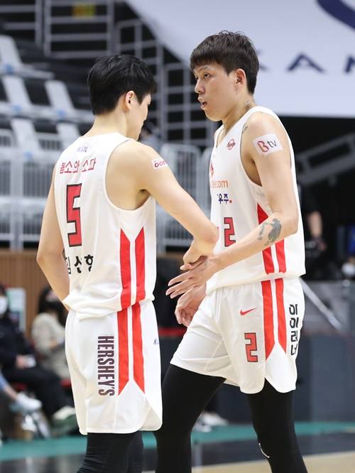 SK 김선형과 최준용. 사진=KBL 제공