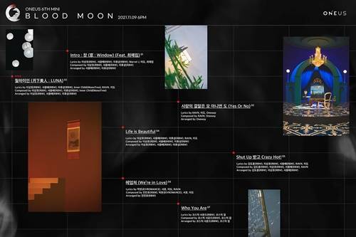 원어스(ONEUS)가 새 미니앨범의 트랙리스트를 전격 공개했다.  사진=RBW