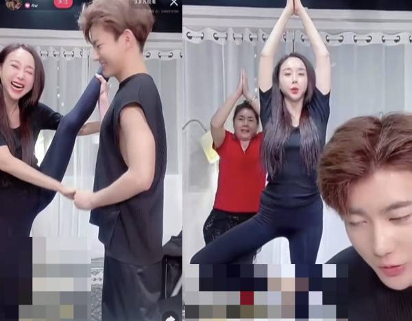 방송인 함소원과 남편 진화, 시어머니 마마/사진=인스타그램 캡처