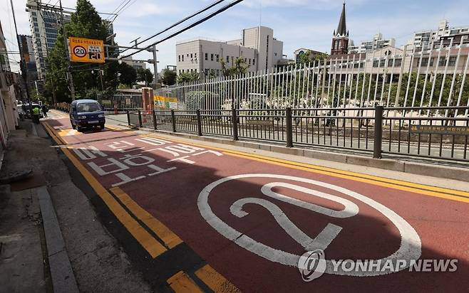 어린이 보호구역 [연합뉴스 자료사진] 기사 내용과 무관