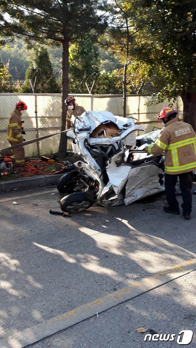 사고 현장 모습.(경기도소방재난본부 제공)© 뉴스1