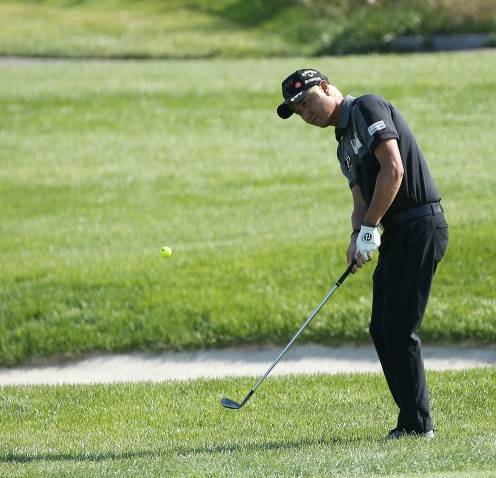 2021년 한국프로골프(KPGA) 코리안투어 하나은행 인비테이셔널에 출전한 허인회 프로. 사진제공=하나은행 인비테이셔널 대회본부