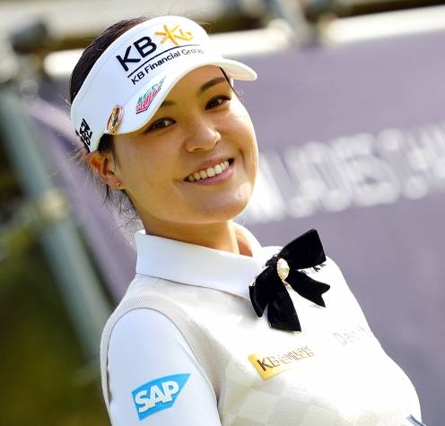 2021년 미국여자프로골프(LPGA) 투어 BMW 레이디스 챔피언십에 출전한 전인지 프로. 사진제공=BMW 코리아