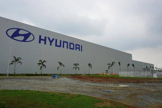 현대자동차의 첫 동남아 생산기지인 인도네시아 서부자바주 브카시 델타마스공단의 완성차 생산공장. 브카시=고찬유 특파원