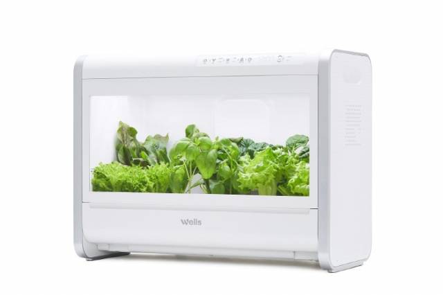 교원웰스의 가정용 식물재배기 ‘웰스팜’은 식물재배기를 대여할 경우 자체 식물공장에서 생산한 기능성 채소 모종을 정기배송하는 서비스를 제공한다. 교원웰스 제공