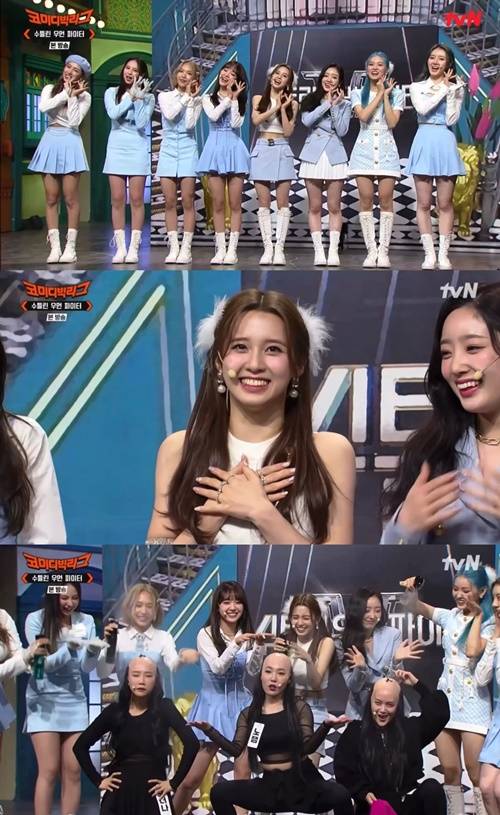 LIGHTSUM(라잇썸)이 ‘코미디빅리그’에 깜짝 출연했다. 사진=‘코미디빅리그’ 캡쳐