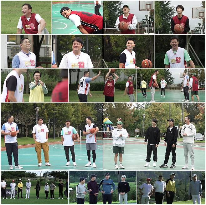 ‘골프왕2’ 찬스권을 걸고 불꽃 튀는 농구 대결을 펼친다.사진=TV조선 제공