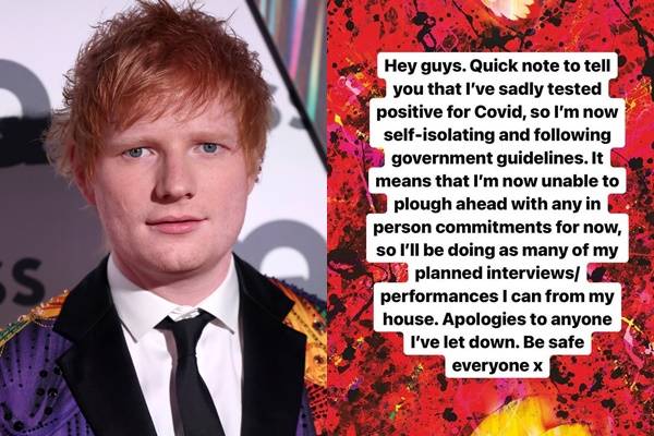 팝스타 에드 시런이 코로나19 확진 판정을 받았다. /사진=로이터