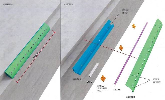 모서리보호장치는 선박이 부두에 계류할 때 각종 충격으로 의한 부두와 선박의 파손을 최소화하기 위해 고안된 장치다.