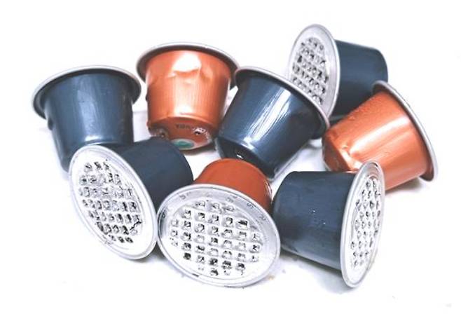 폐 커피 캡슐. 최유진 기자