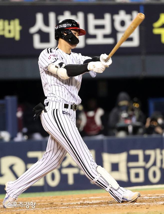 20일 오후 서울 잠실구장에서 열린 2021 KBO 프로야구 키움 와 LG 트윈스와의 경기. LG 이영빈. 정지윤 선임기자