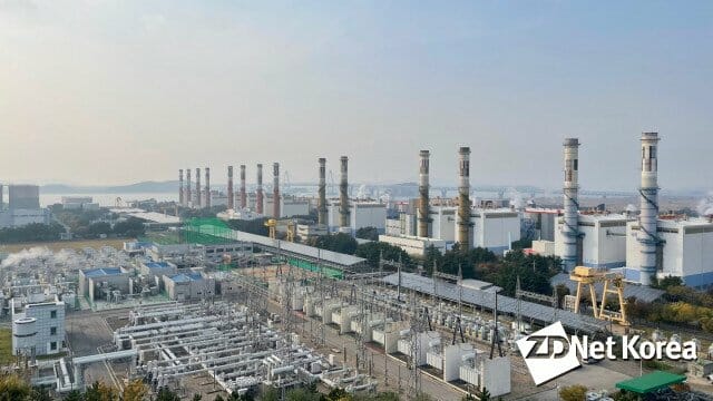 한국남부발전 수소연료전지 발전소 전경
