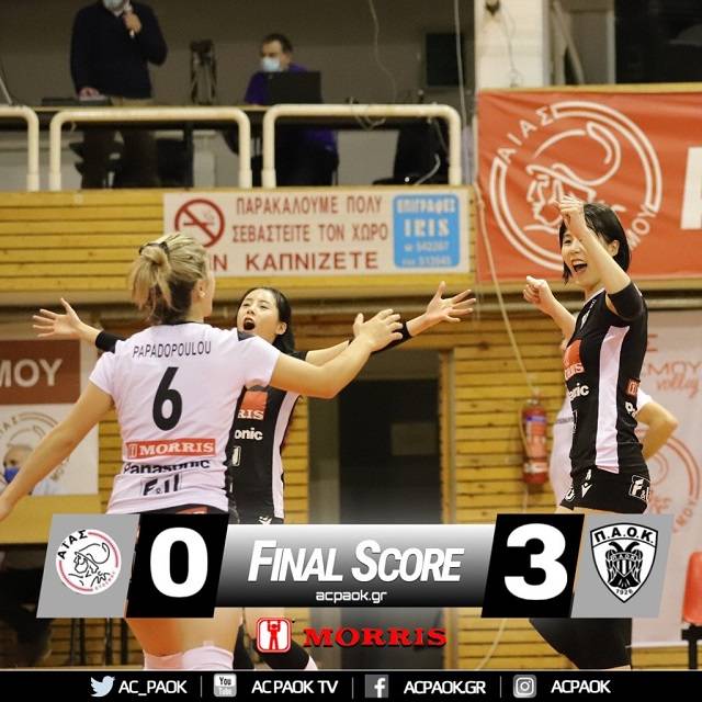 이재영 이다영이 그리스 여자배구단 PAOK와 맺은 1년 계약에 어떠한 잔류 관련 조항도 없음이 밝혀졌다. 이번 시즌을 마치면 떠날 생각이란 얘기다. © Α.Σ. Πανθεσσαλονίκειος Αθλητικός Όμιλος Κωνσταντινουπολιτών