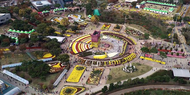 가을 축제의 대명사인 '2021년 대한민국 국향대전'이 오는 11월 5일부터 17일간 전남 함평 엑스포공원 일원에서 개최된다. ⓒ함평군