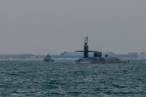 미국 핵 잠수함 SSGN 729 조지아함. (기사 내용과 무관) 사진=뉴스1