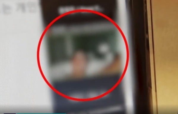 한양대 에리카 캠퍼스 교수가 욕조에 앉아 온몸을 담근 채 온라인 수업을 진행한 사실이 드러났다. /사진=SBS 8시 뉴스 영상 캡쳐